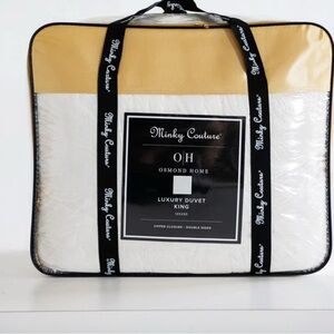 Minky Couture X Osmond Home Cream King Duvet Cover